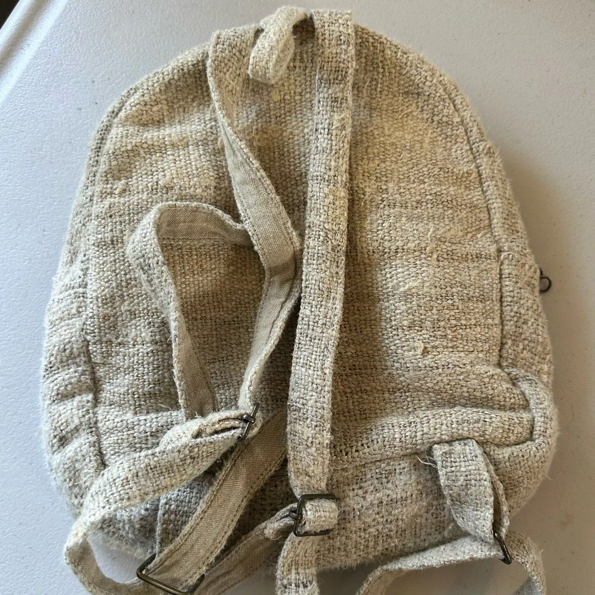 Core Hemp Handmade Natural Pure Hemp Lightweight Mini Backpack - Image 3