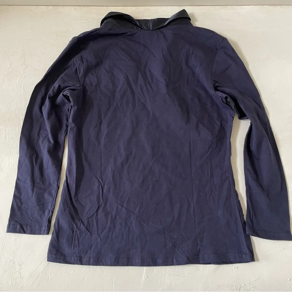 Temperley London Pajama Top American Airlines First Class Customers Size S Blue - Image 7