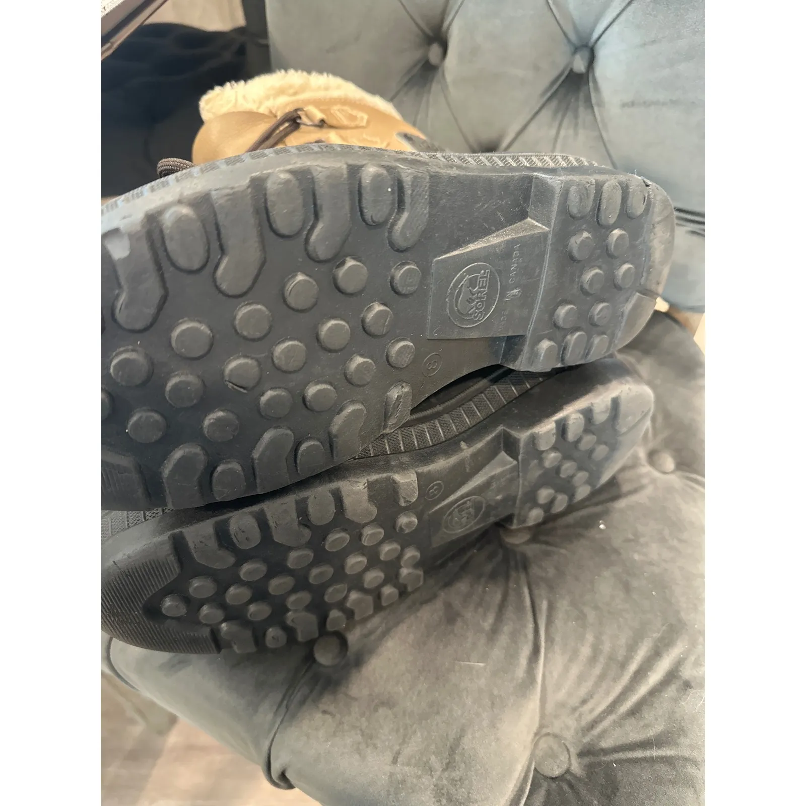 Sorel Women's Winter Snow Boots Tan Leather Waterproof Insulated Size 8 - Image 7