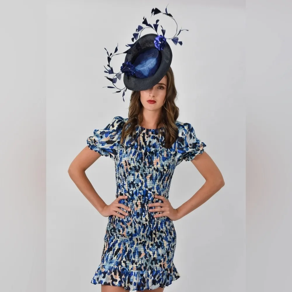 Elliatt Incubus Mini Dress in Blue Multi Size Small NWT - Image 14