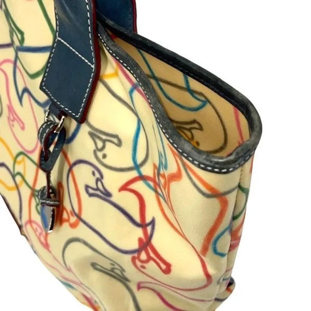 DOONEY & BOURKE BELLA SHOPPER ROYAL BLUE TOTE 17w‎ x 13h x 4.5” XLARGE PURSE - Image 8