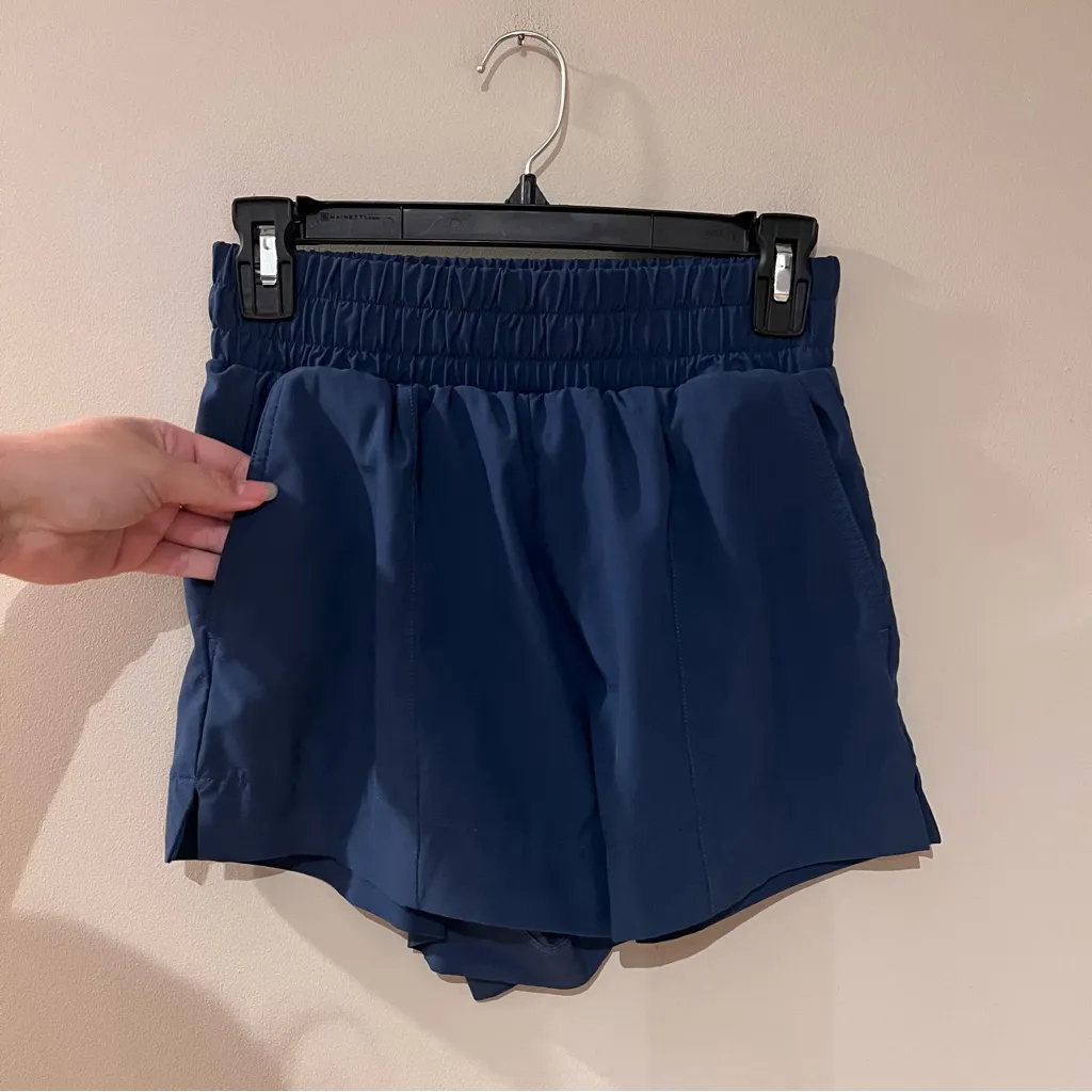 Abercrombie & Fitch Navy Athletic Shorts - Image 2