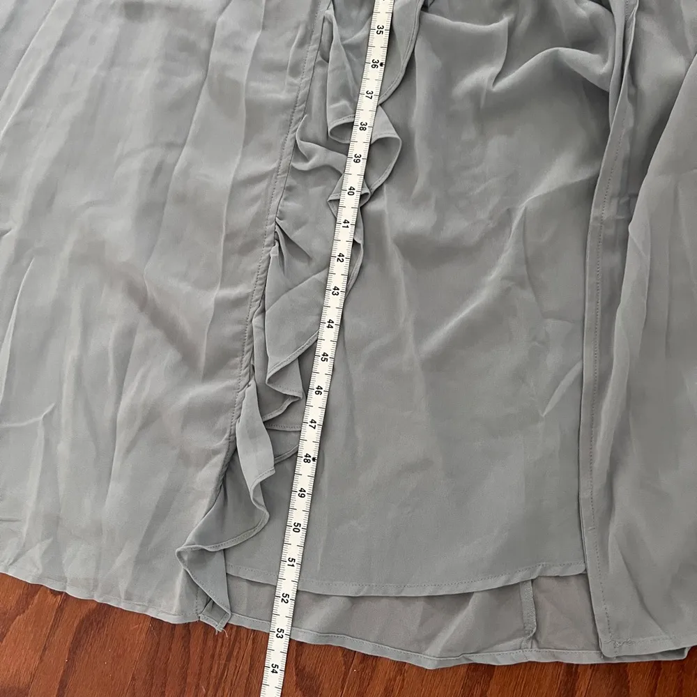 -ADORIA RUFFLE SIDE SLIT MAXI DRESS - Image 12