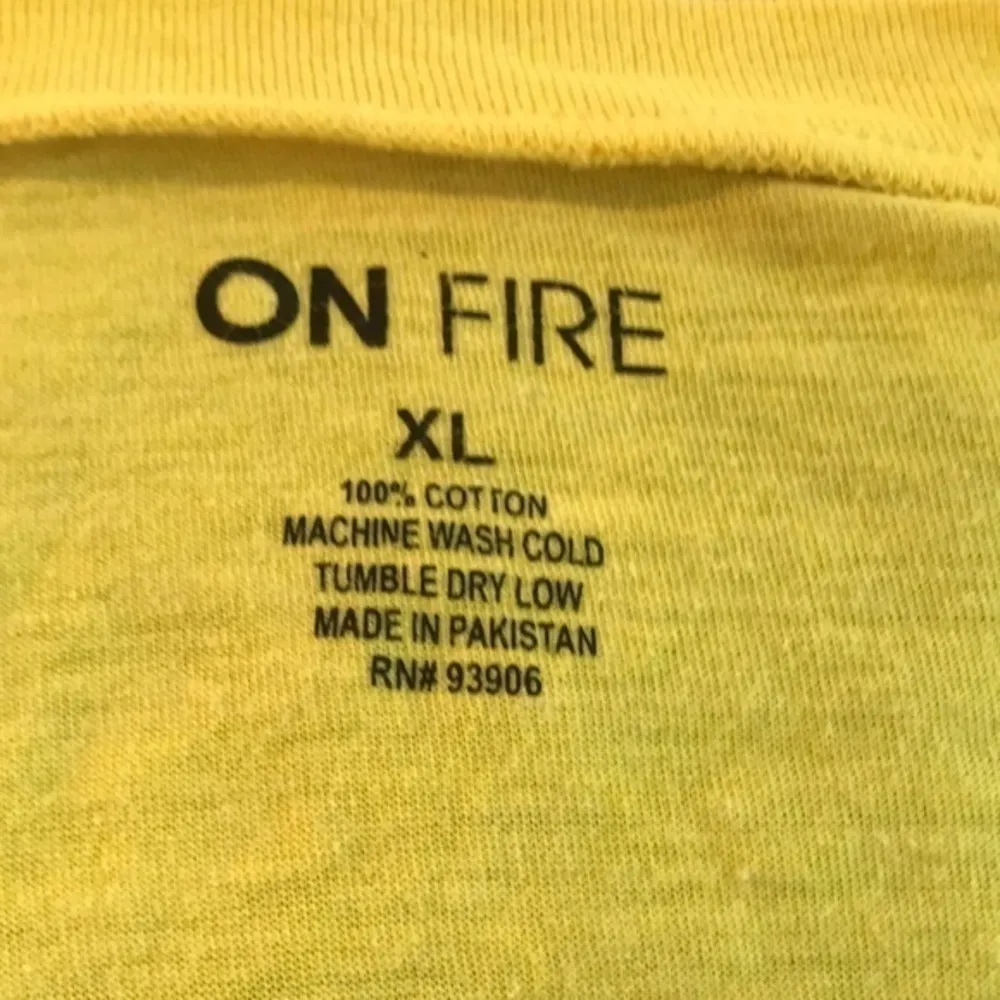 ON Fire football T Shirt - Image 2