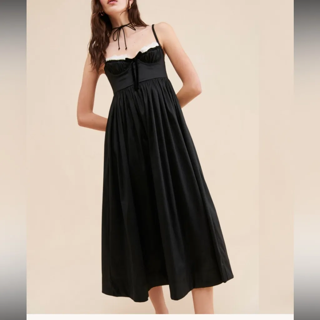 For Love & Lemons  Doris Midi Dress - Image 3