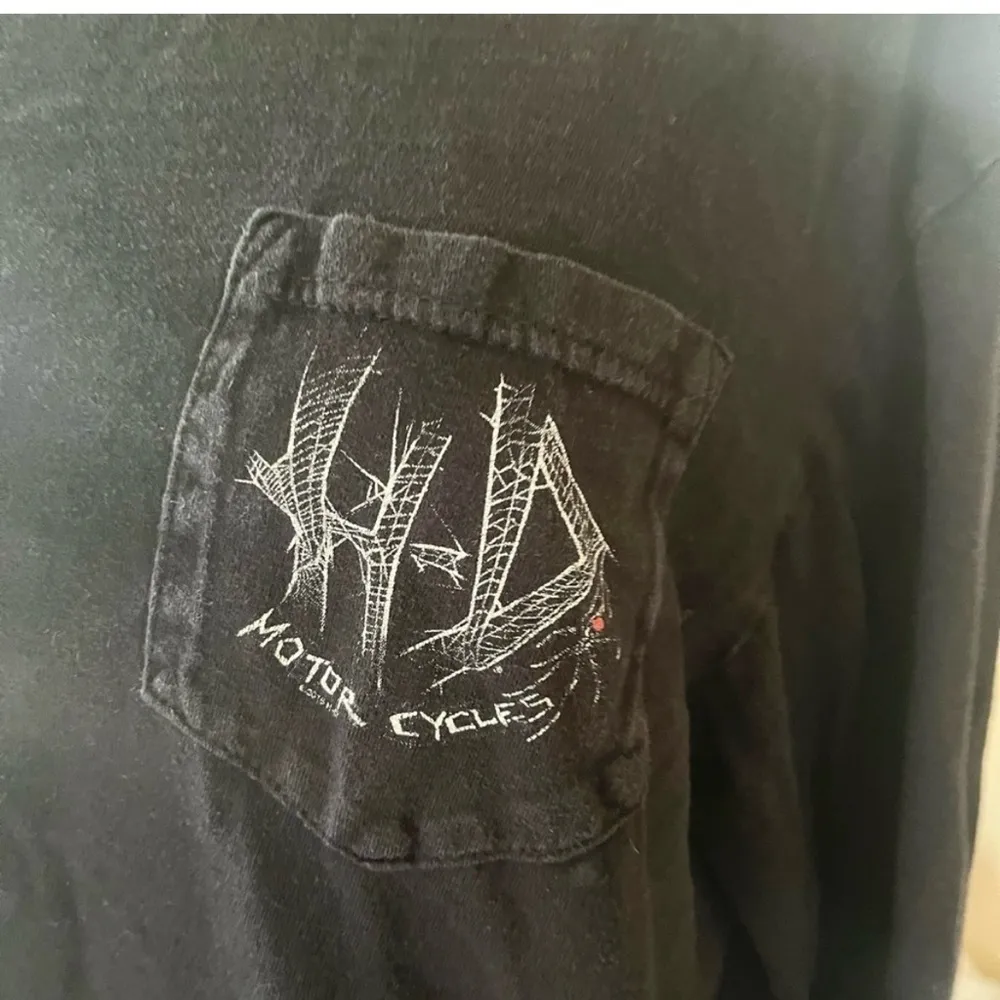 HARLEY DAVIDSON Women's Black Widow Long Sleeve T Shirt XL | GUC - Image 6