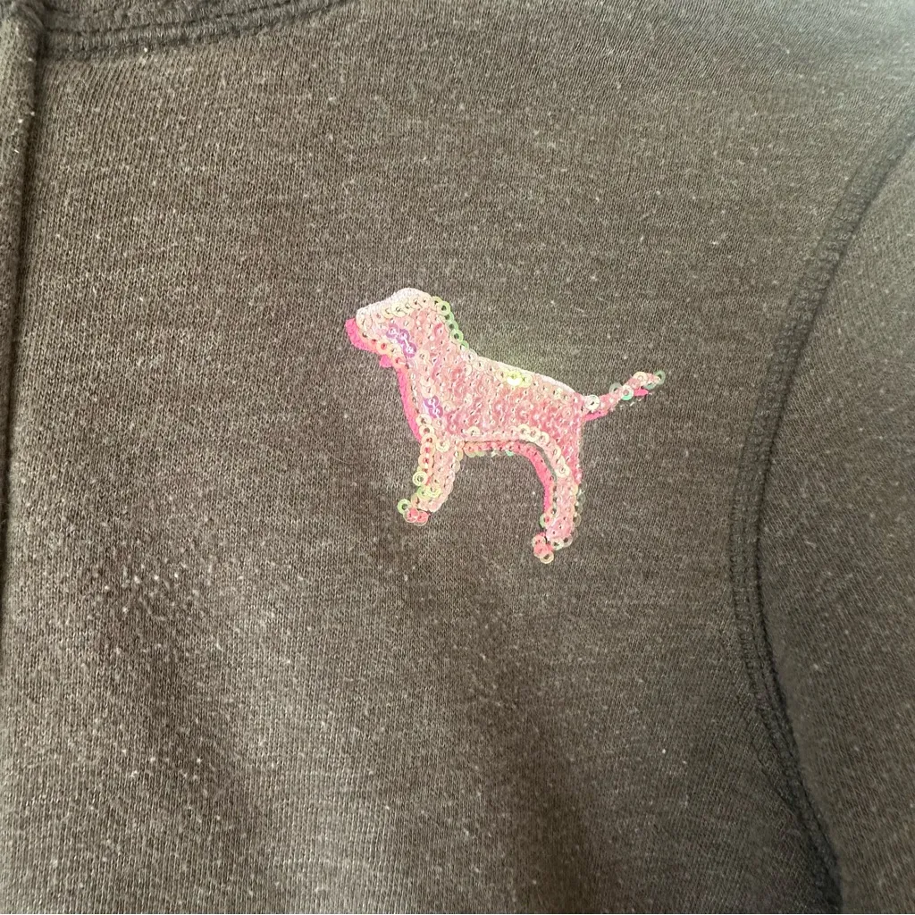 Y2K VS PINK Sequins Full Zip Jacket - Image 3