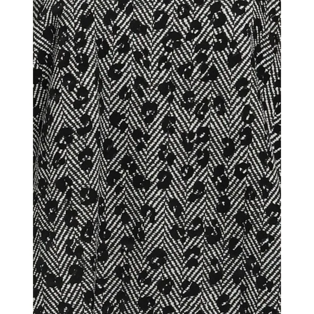 Majestic Filatures Deluxe Teeshirt Turtleneck Sweater Leopard Size 1/XS Black - Image 4