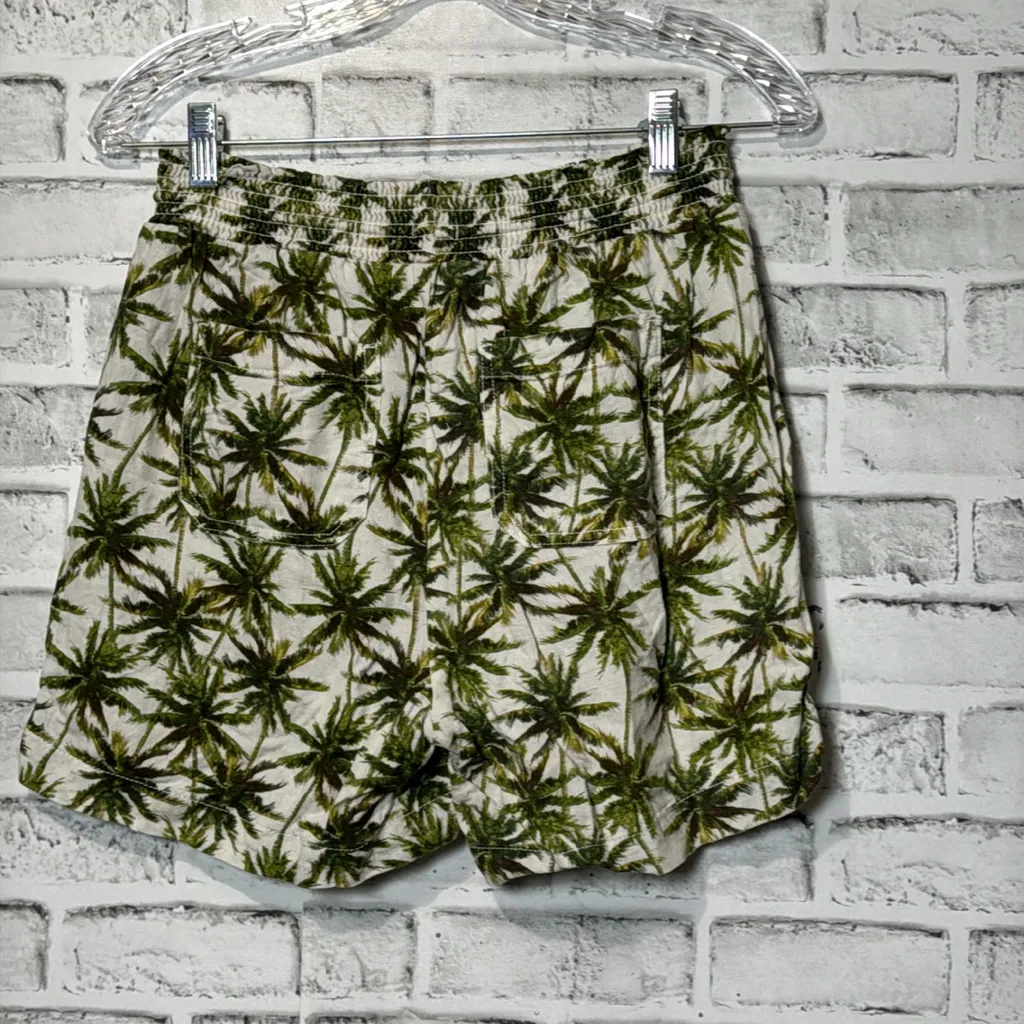 Briggs New‎ York Green Leaf Print Women's Cargo Shorts - Image 5