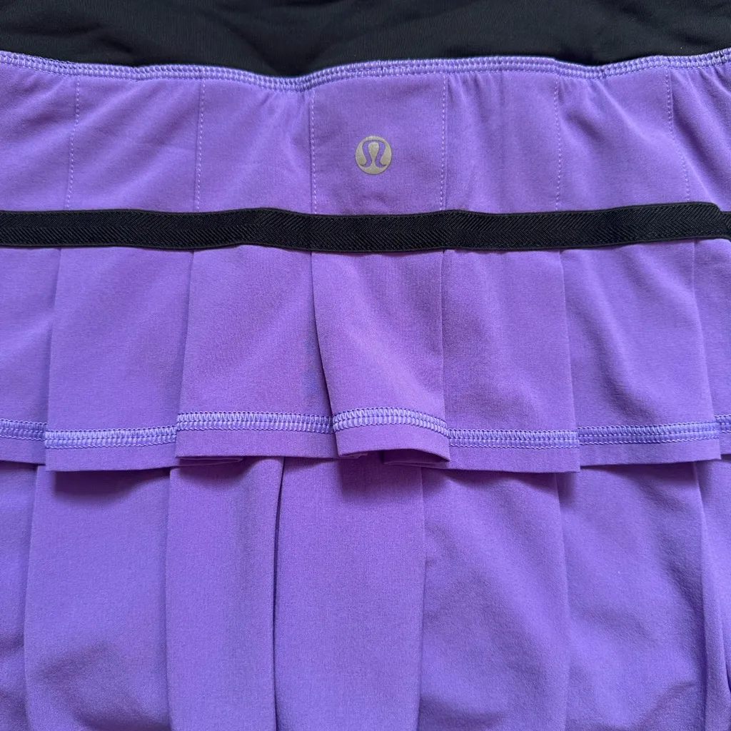Lululemon Run Pace Setter Skirt Power Purple  Women's Skort Tennis Sz 4 - Image 4