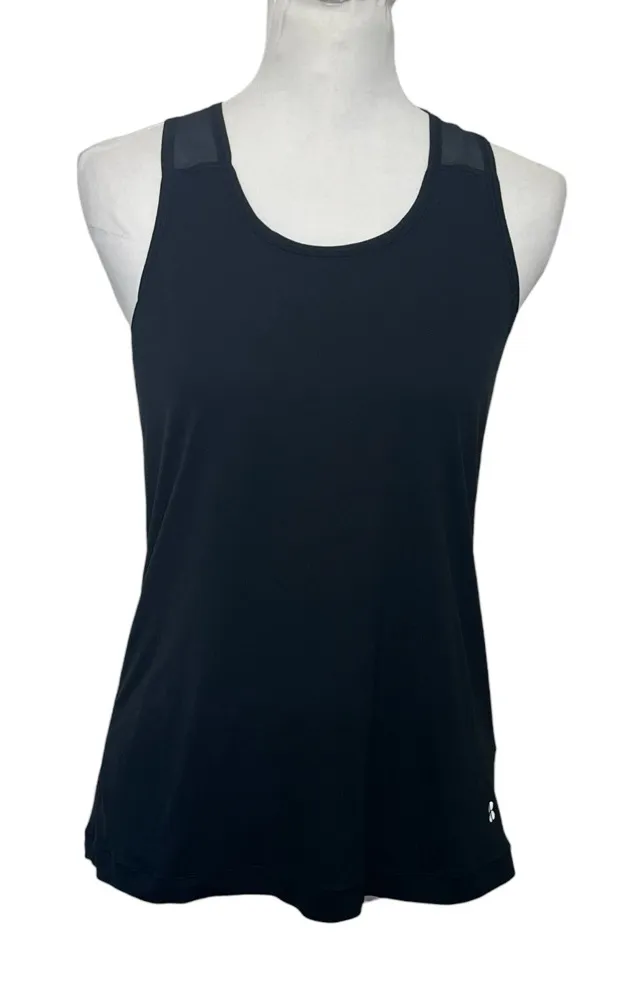 Sweaty Betty Black Mesh Back Racerback Tank Top Size Small Activewear Singlet - Image 1