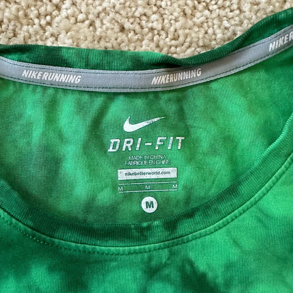 Nike Running Dri Fit Tie Dye “Runner’s High” tee - Image 3