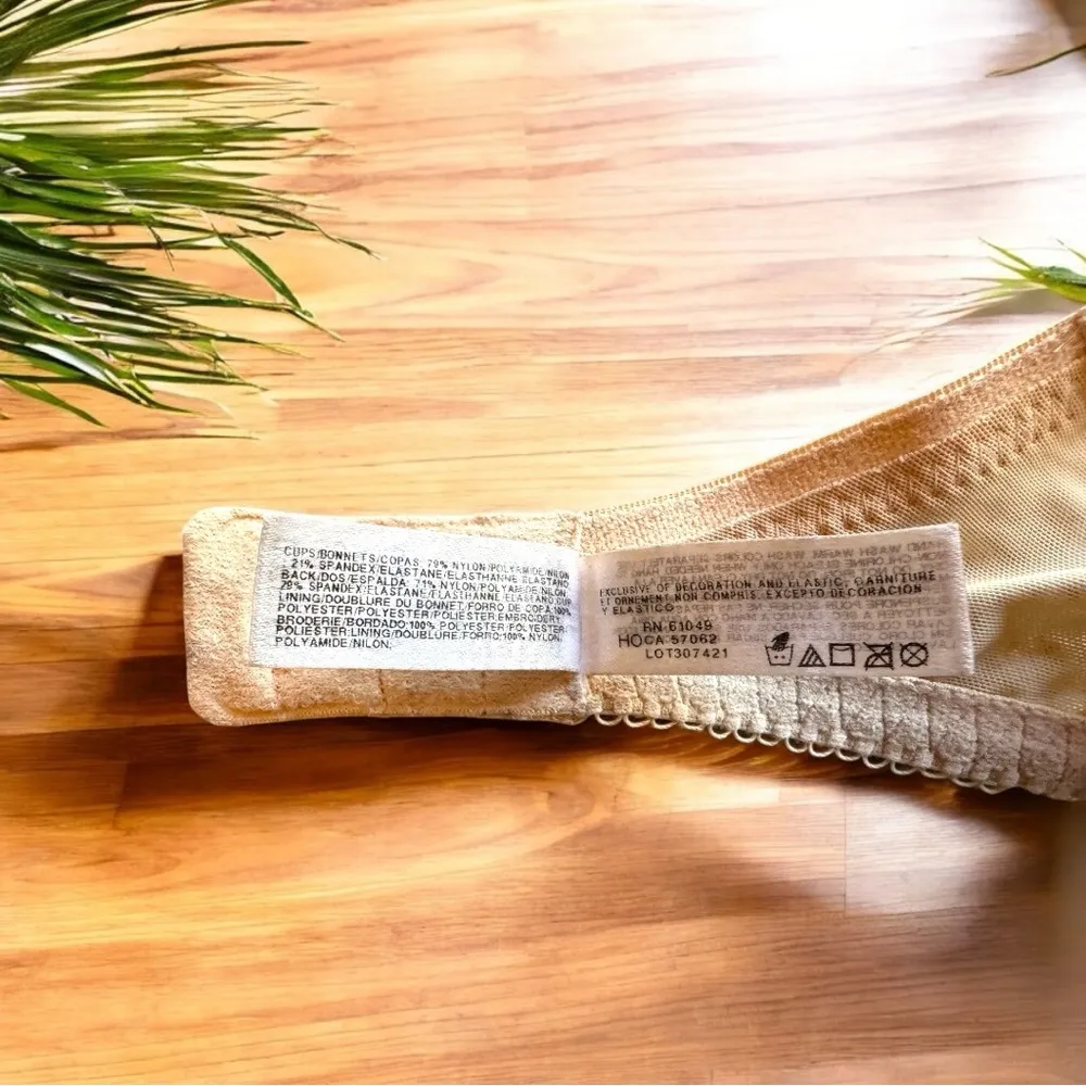 Wacoal La Femme Underwire T-Shirt Bra 853117 - 32E (US 32DD) “Naturally Nude” - Image 9