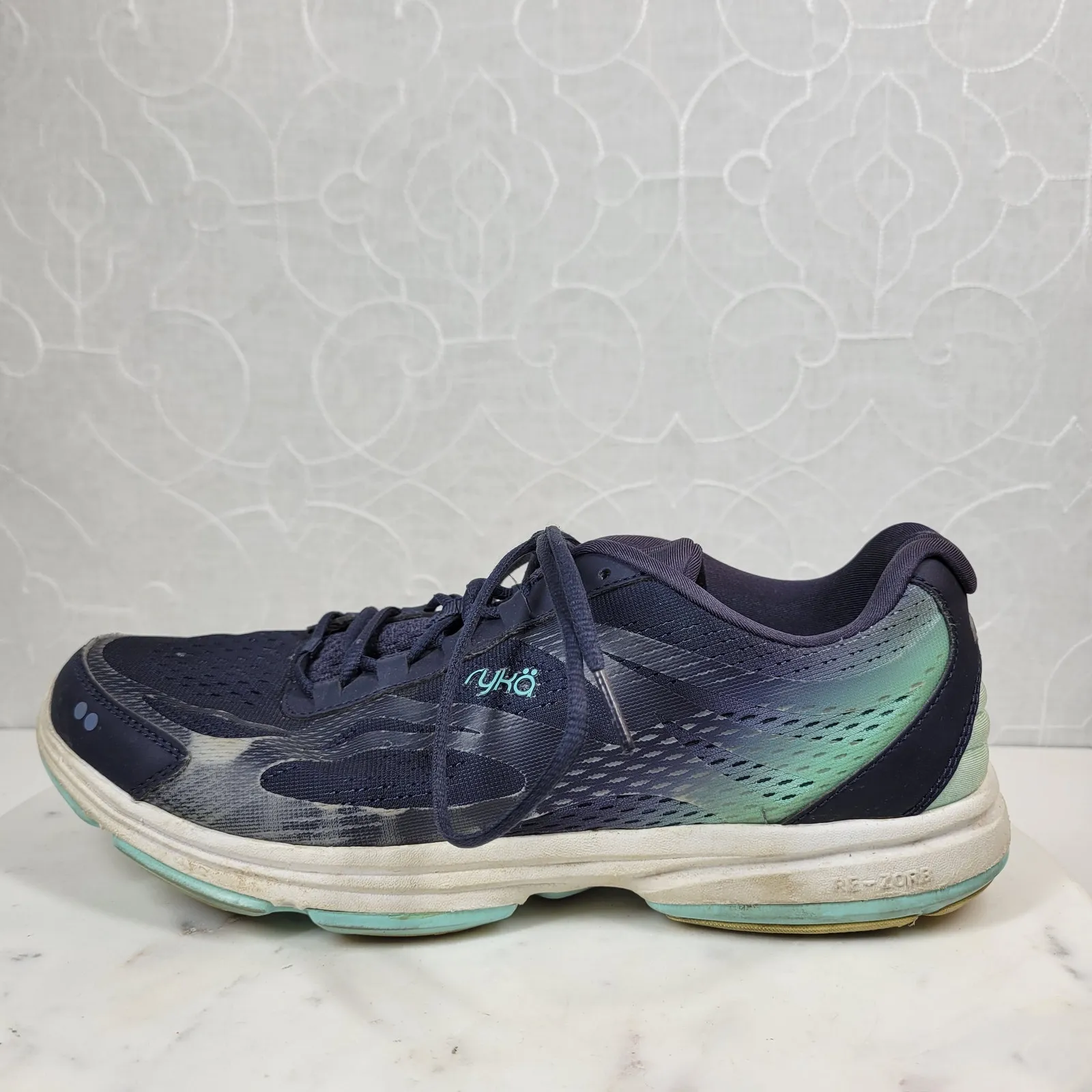 Ryka Devotion Plus 2 Womens Sneakers 11 Blue Lace Up Athletic Running Walking - Image 10
