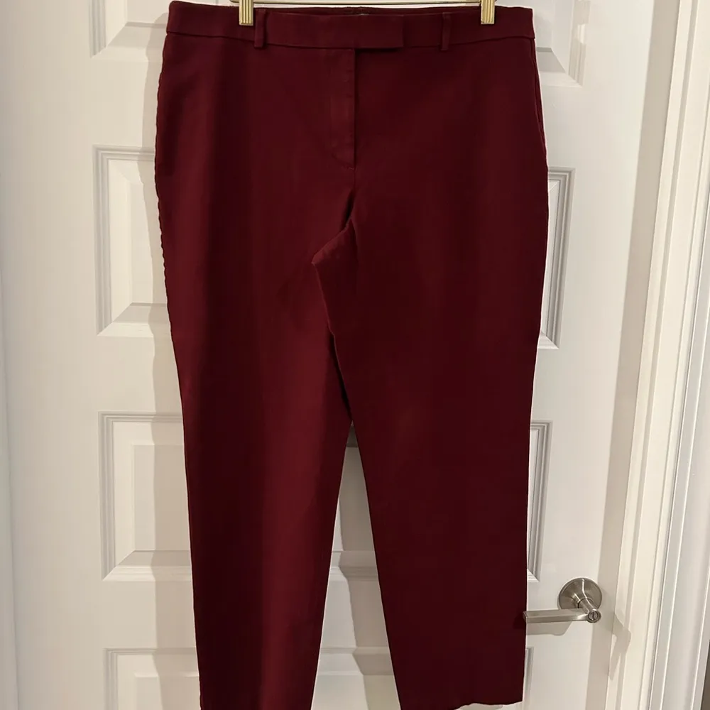 High Waist Slim Curvy Pants Brown Size 16 - Image 2