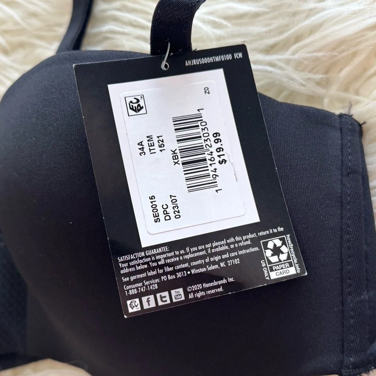 Maidenform Self Expressions Women's Wireless Strapless Bra SE0015 Black Size 34A - Image 12