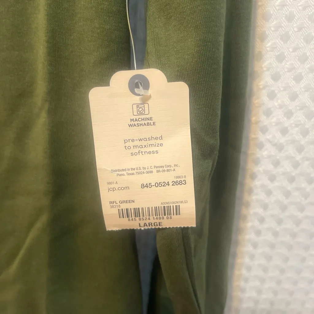 St. John's Bay Olive Essential Tee - Image 3