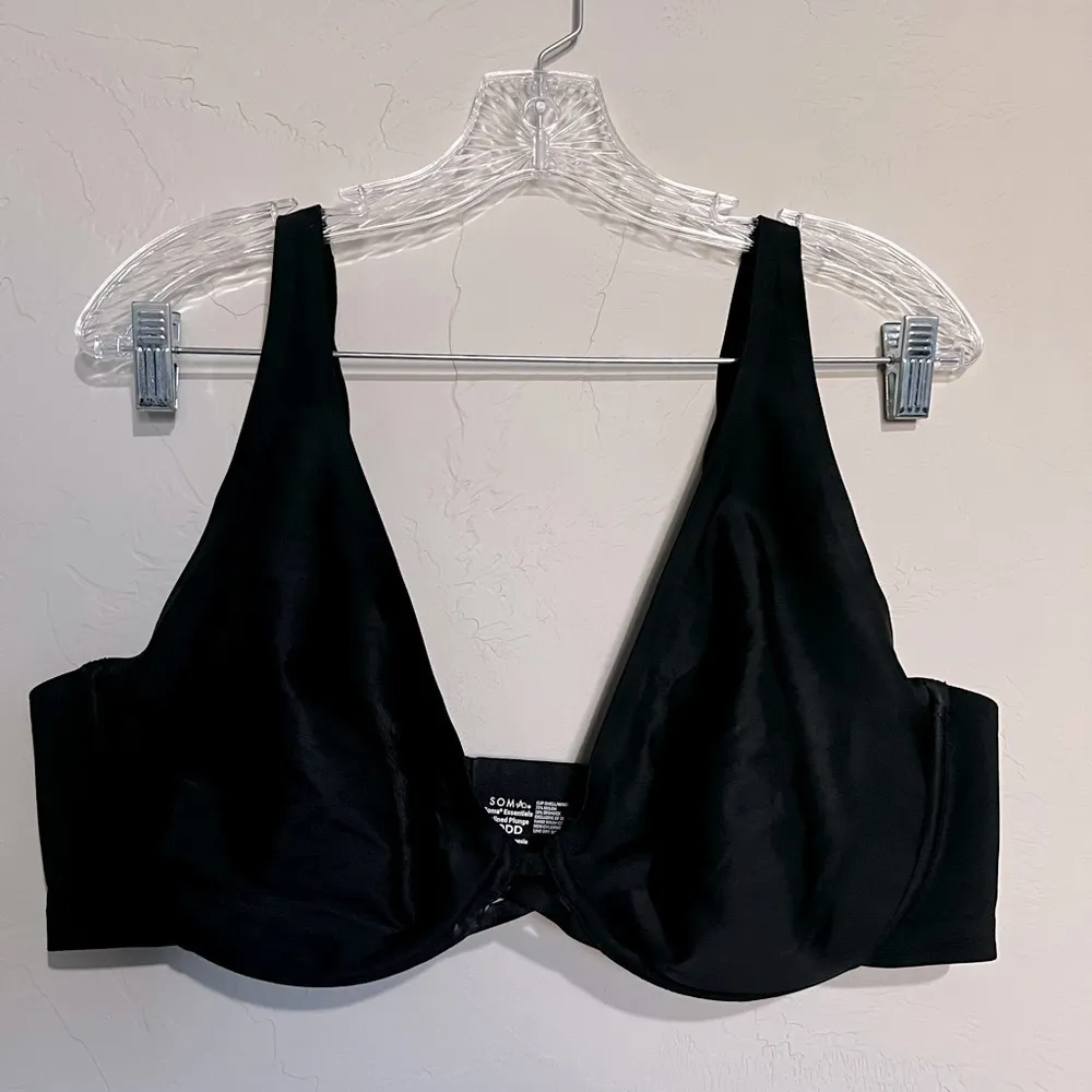 Soma Black Essentials‎ Unlined Plunge Underwire Bra - Image 3