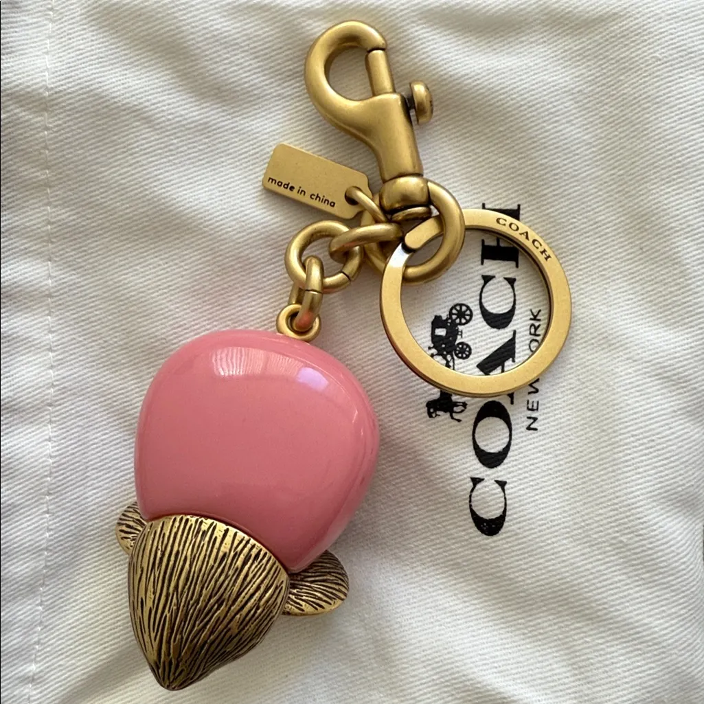 Coach Mouse Bag Charm Keychain - Image 7