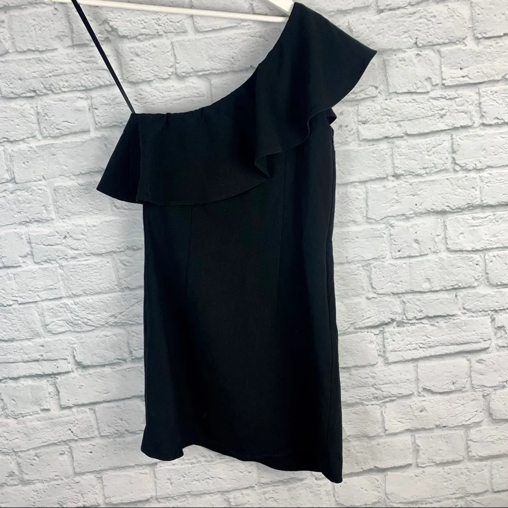 French Connection Ruffle One-Shoulder Mini Dress 2 - Image 6
