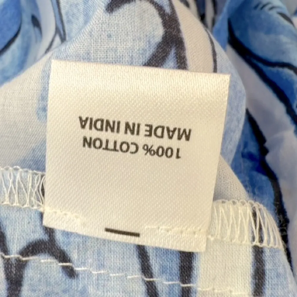 NWT Tuckernuck Majolica Tile Tie Shoulder Caftan Maxi Dress‎ Sz Small Resortwear - Image 13