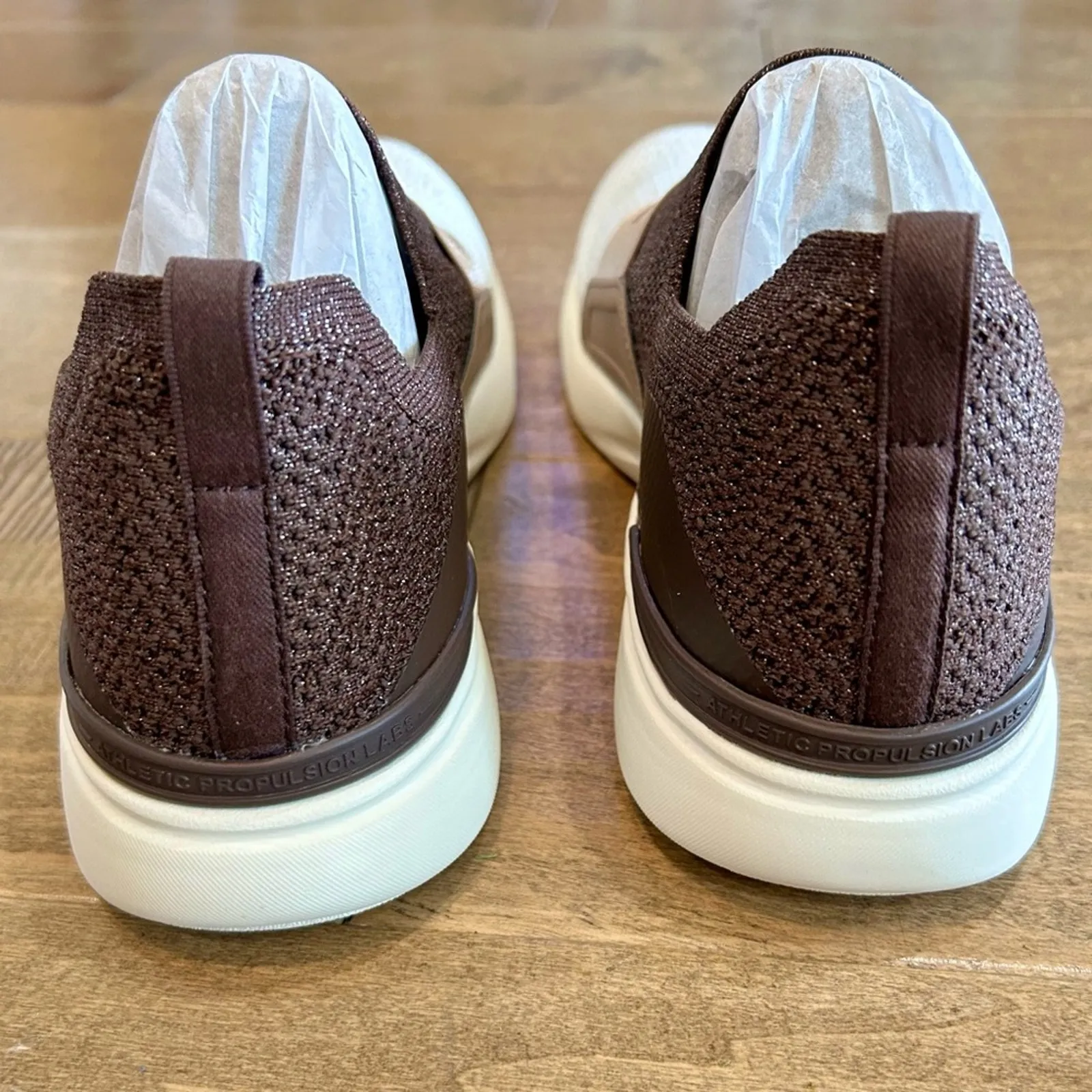 APL Women’s TechLoom Bliss Shoes Metallic Brown Tan White Size 6.5 Brand New - Image 3
