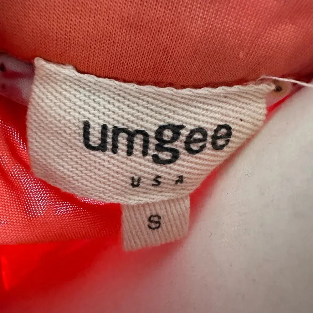 Umgee Coral Lace Blouse Size Small - Image 3