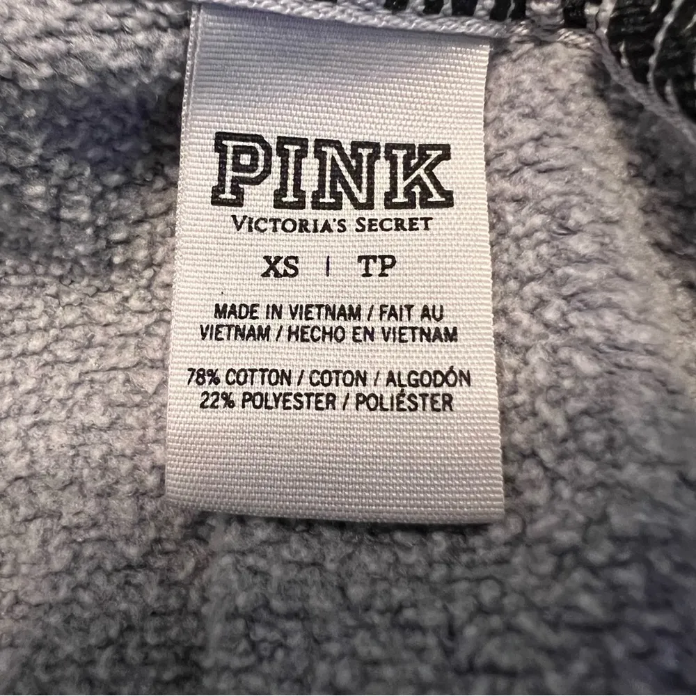 Victoria's Secret PINK Oversized Crewneck Women’s XS Slate Grey Sweatshirt - Image 5