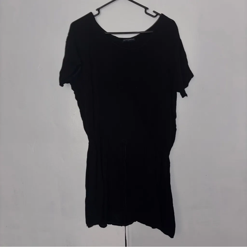 Brandy Melville Classic Black TShirt Dress Made in Italy - Image 2