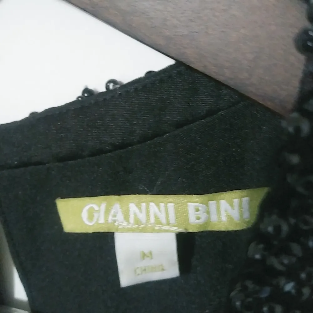 Gianni Bini M Black Evening Cocktail Party Dress - Image 9