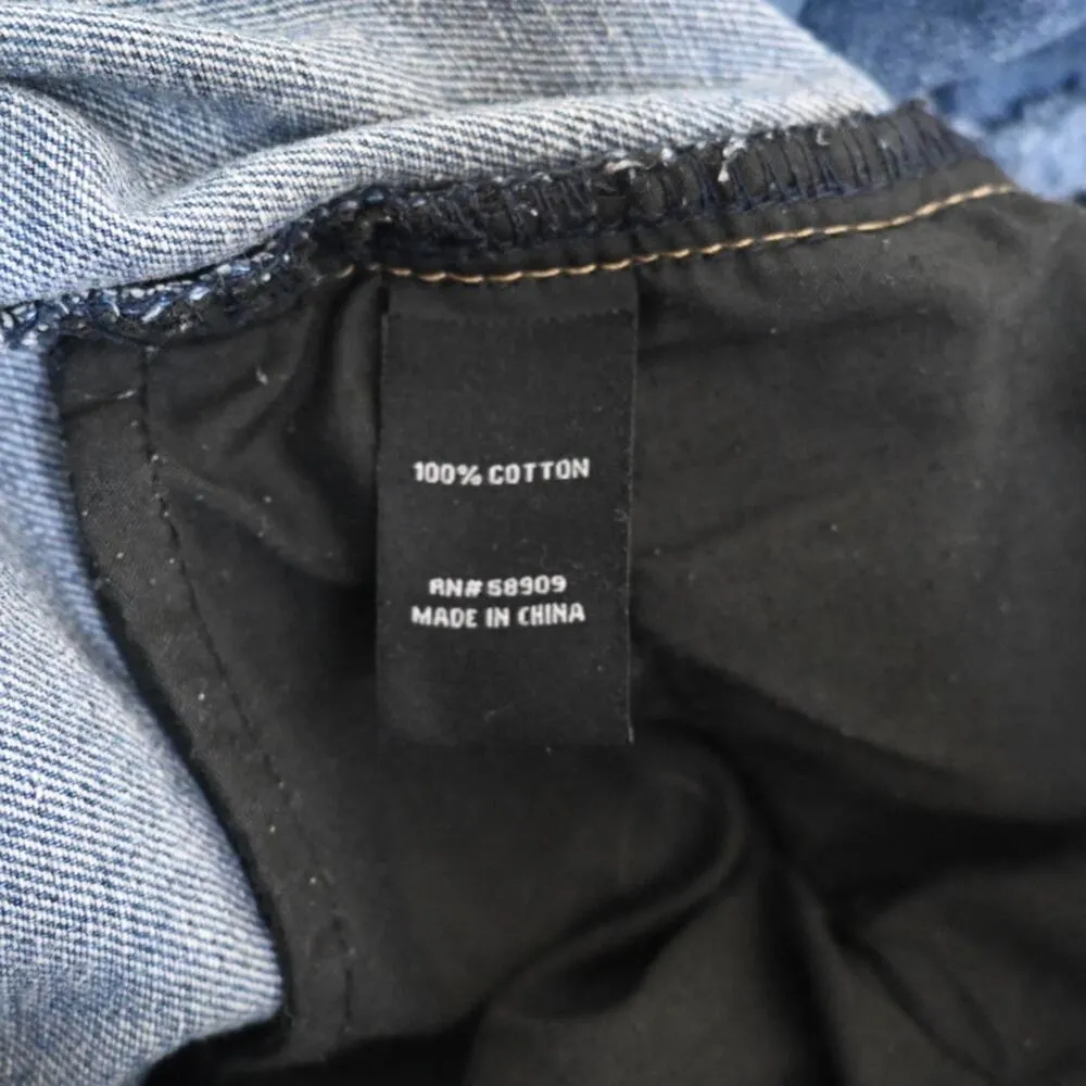 Gianni Bini Womens 7 Distressed Raw Hem Bootcut Jeans - Image 10