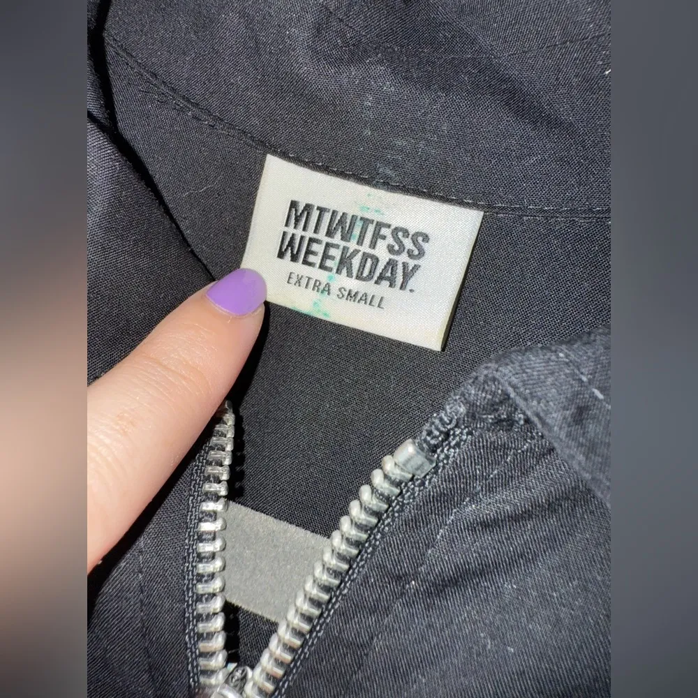 Weekday  Black Oversized Boxy Square Collared Blouse - Image 7