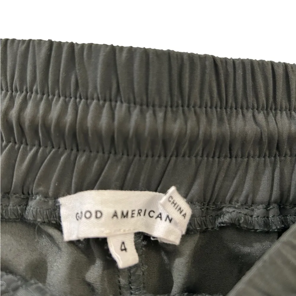 GOOD American Athleisure Elastic Waist Power Trouser Sz 4 = XL Wide Leg - Image 9