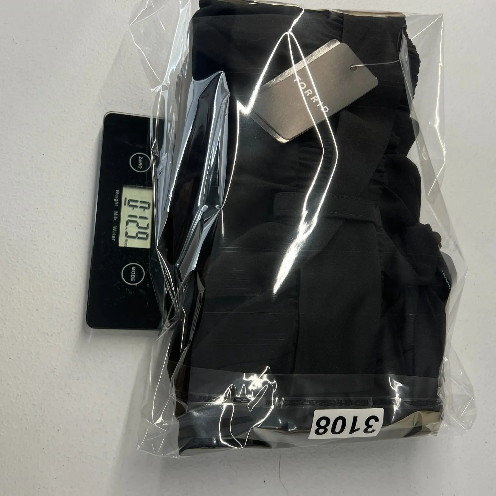 Torrid Studio Pant Womens 2X Black Crepe Stretch 4 Tie Front Classic Tapered Leg - Image 14