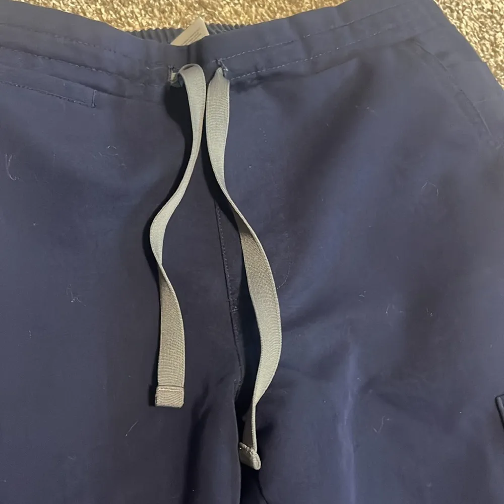 Woman’s Yola Skinny Scrub Pants Navy Blue XS - Image 3