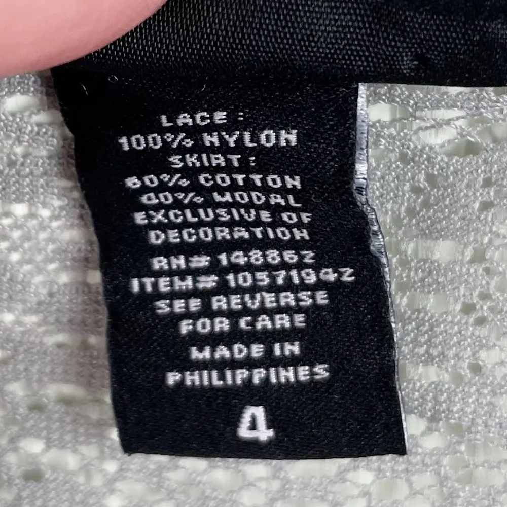 Torrid Heathered Grey Sheer Lace Top Sleeveless Peplum Tank Tassels Plus Size 4X - Image 6