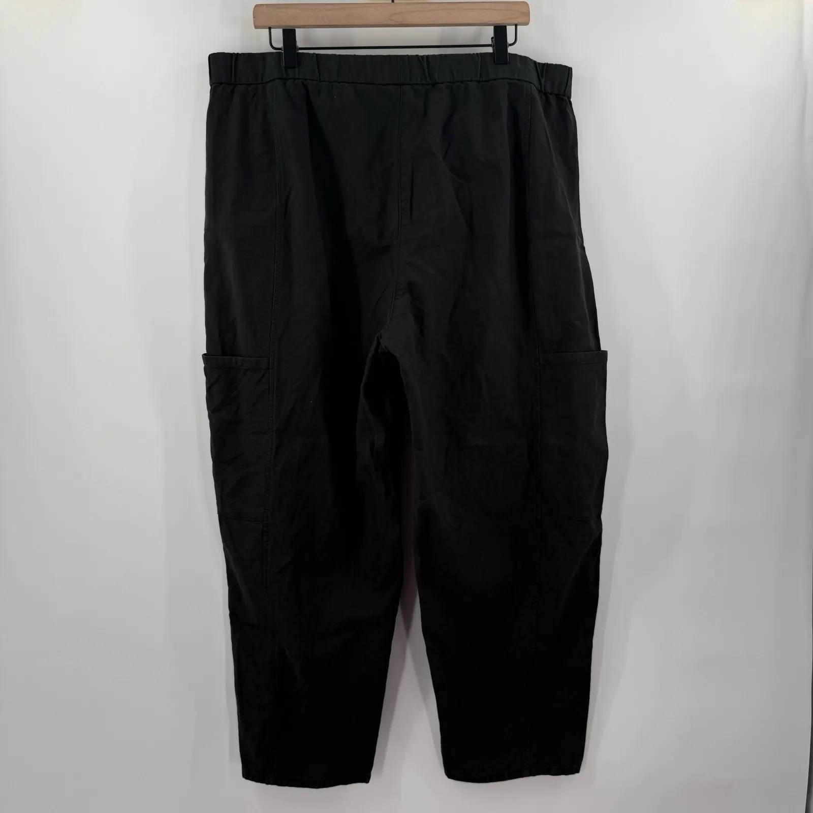 Eileen Fisher Lantern Cargo Pants Extra Large NEW Organic Cotton Hemp NWOT - Image 4