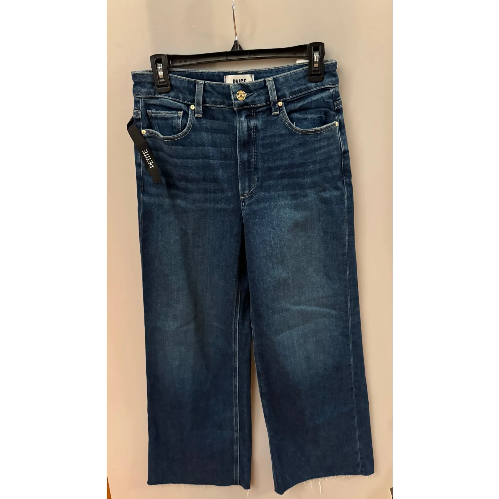 Paige Sasha Petite 30" Wide Leg Jean Sz 28 (New)$259 retail - Image 2