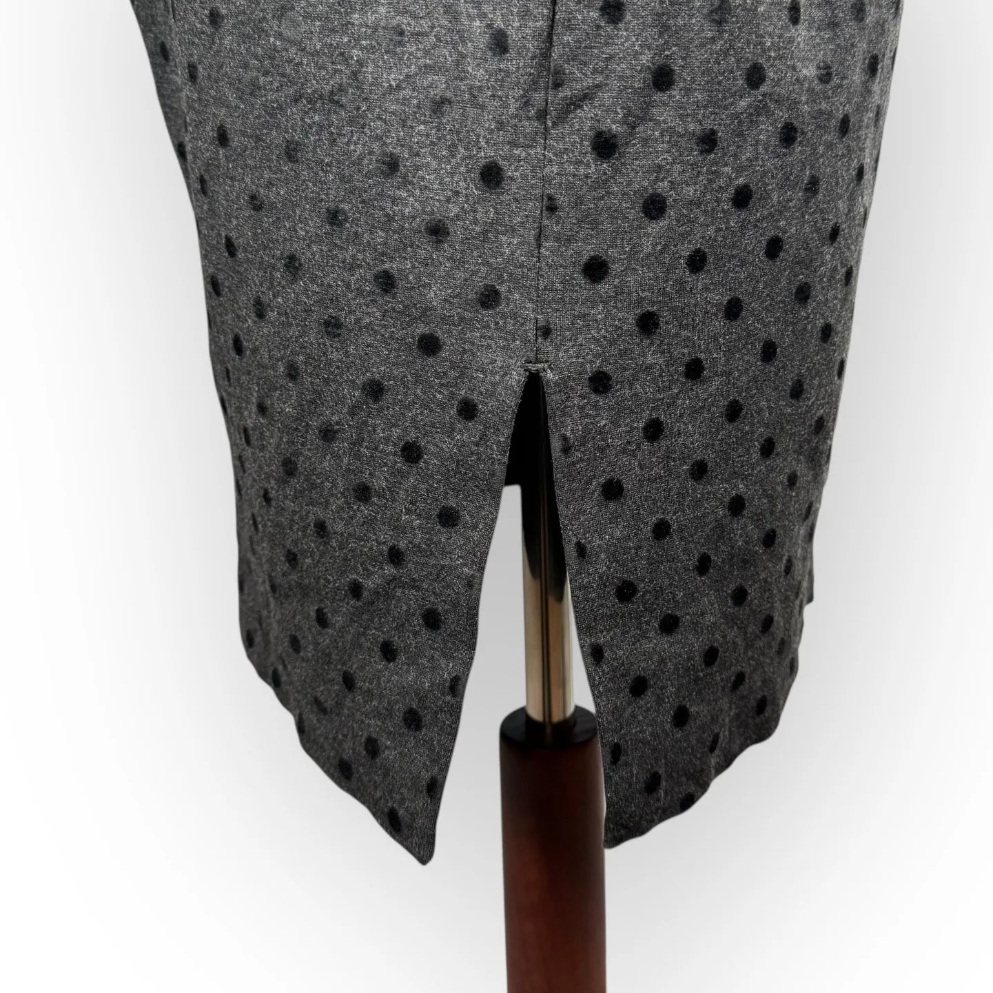 WHBM Black Polka Dot Top and Skirt Set XS - Image 8