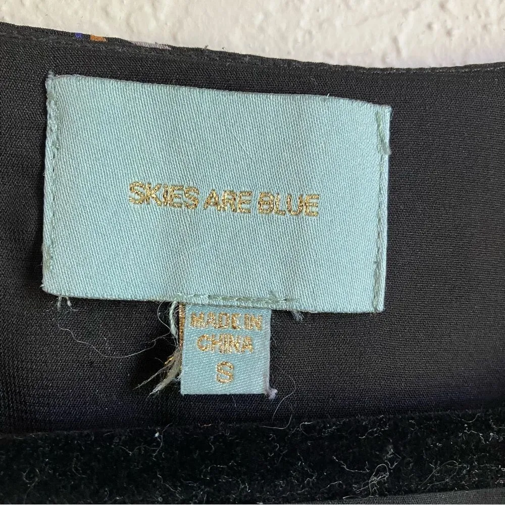 Skies are blue dress floral size small - Image 2