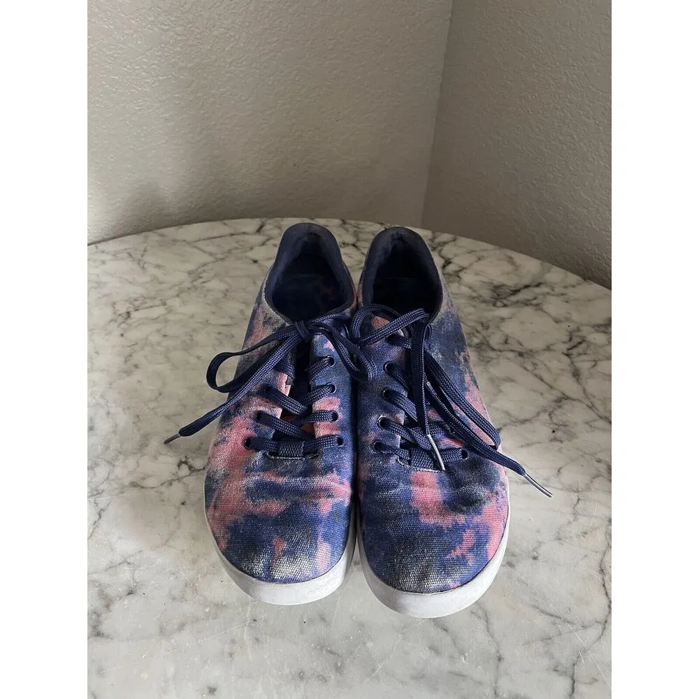 Nobull Canvas Tie Dye Trainers Sneakers Mens 7 Womens 8.5 - Image 2