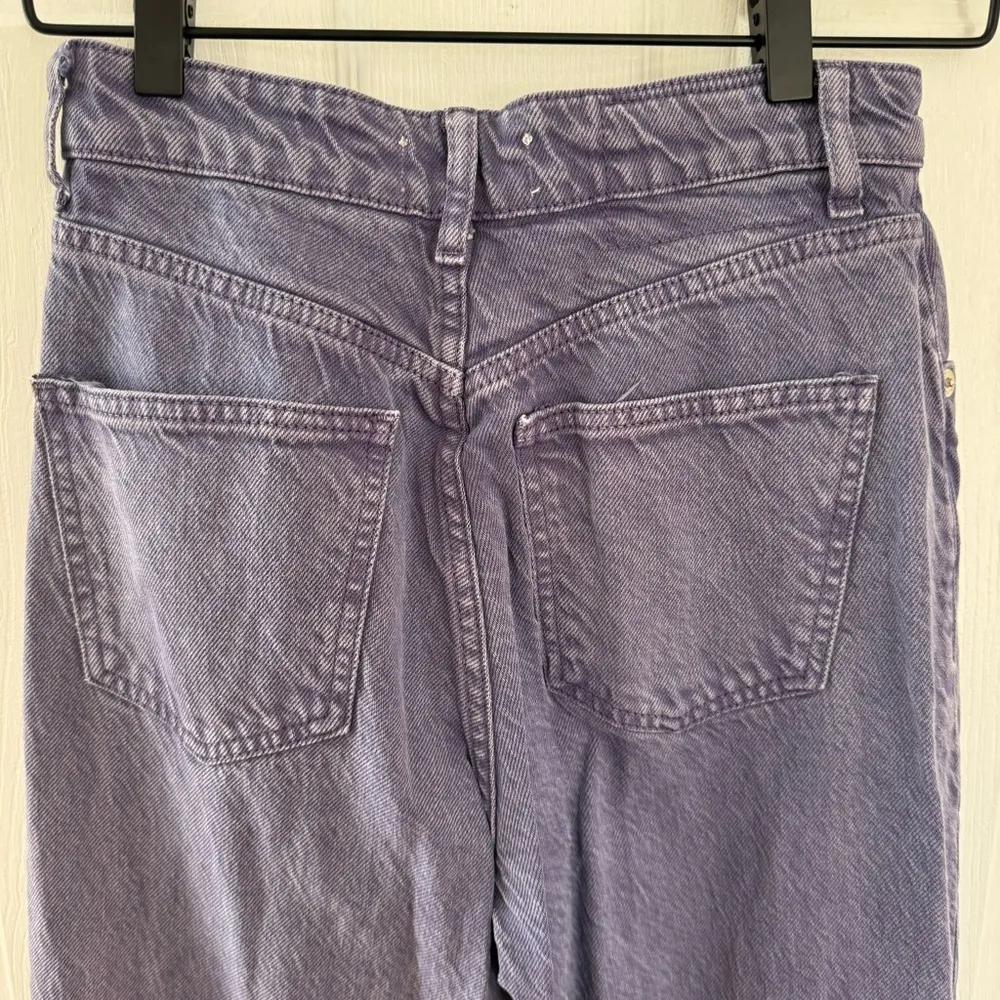 Zara 90’s Baggy Purple/Blue Denim Jeans Size 2 - Image 5