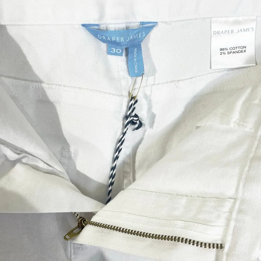 NWT DRAPER JAMES Women’s White Kick Flare Jeans size 30 - Image 4