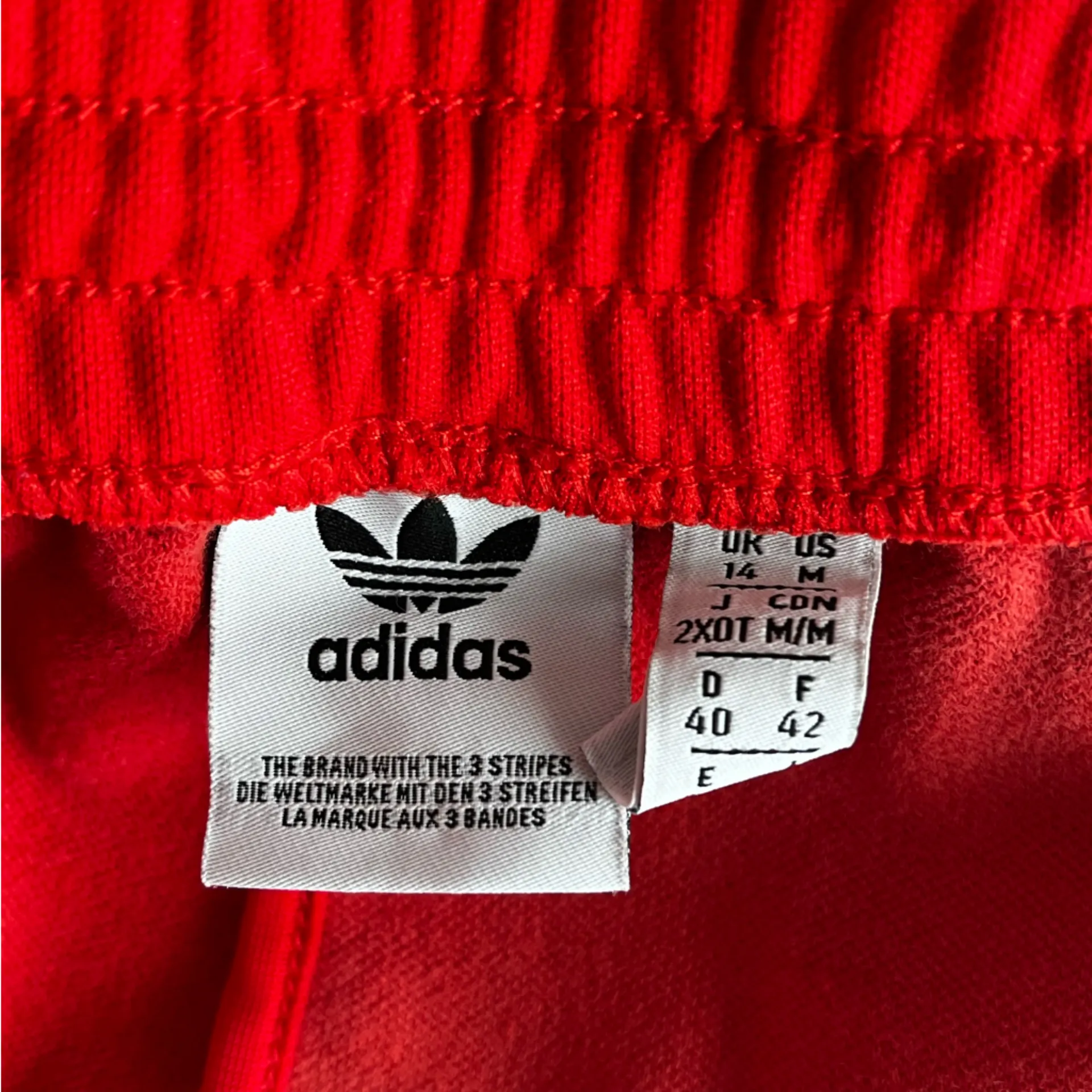 Adidas • Red Track Pants• Sz M - Image 9