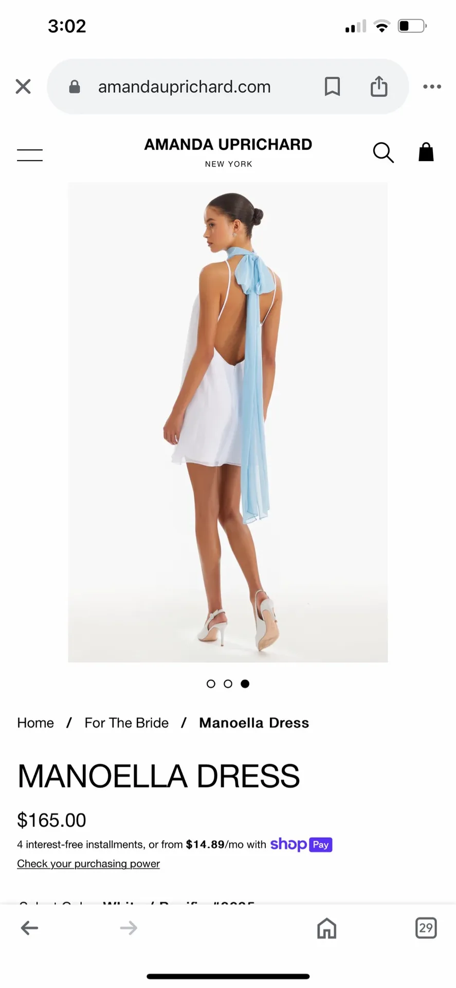 Amanda Uprichard Manoella Dress - Image 2