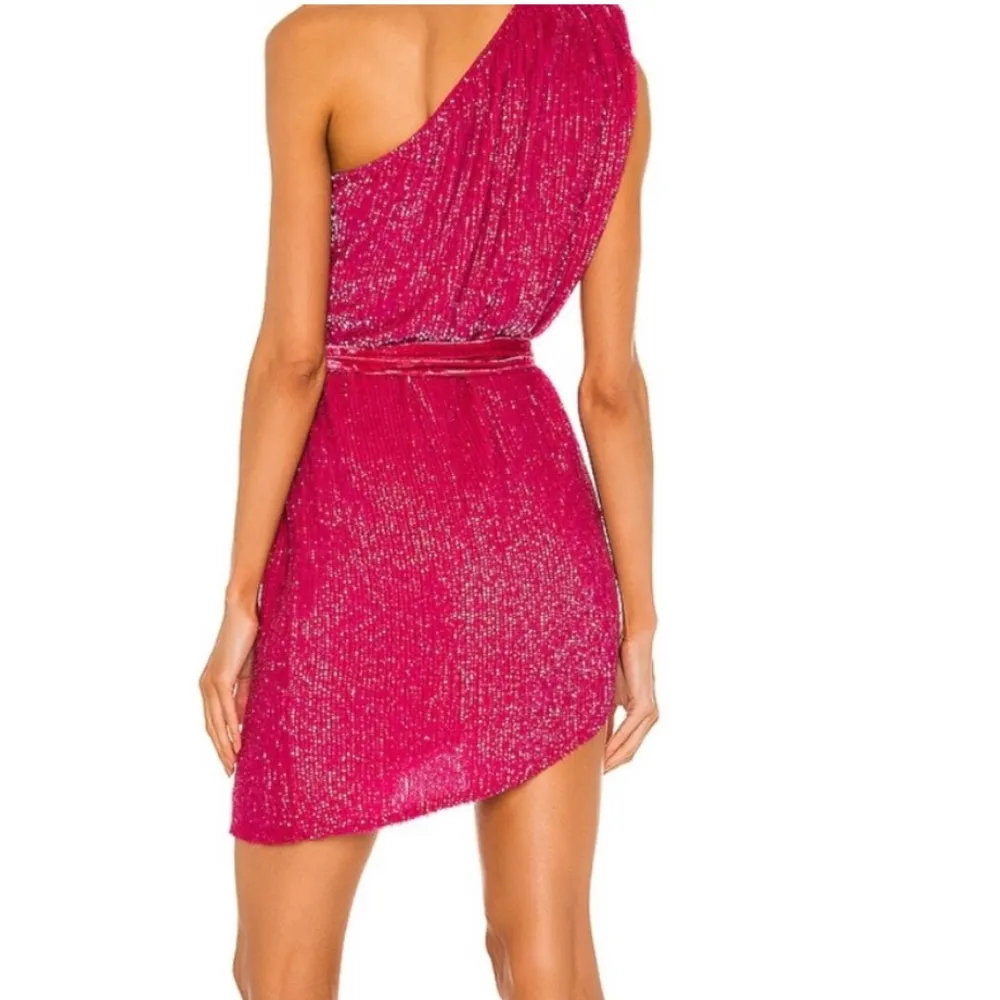 Retrofete x Revolve Ella Dress in Fuschia pink size small - Image 3