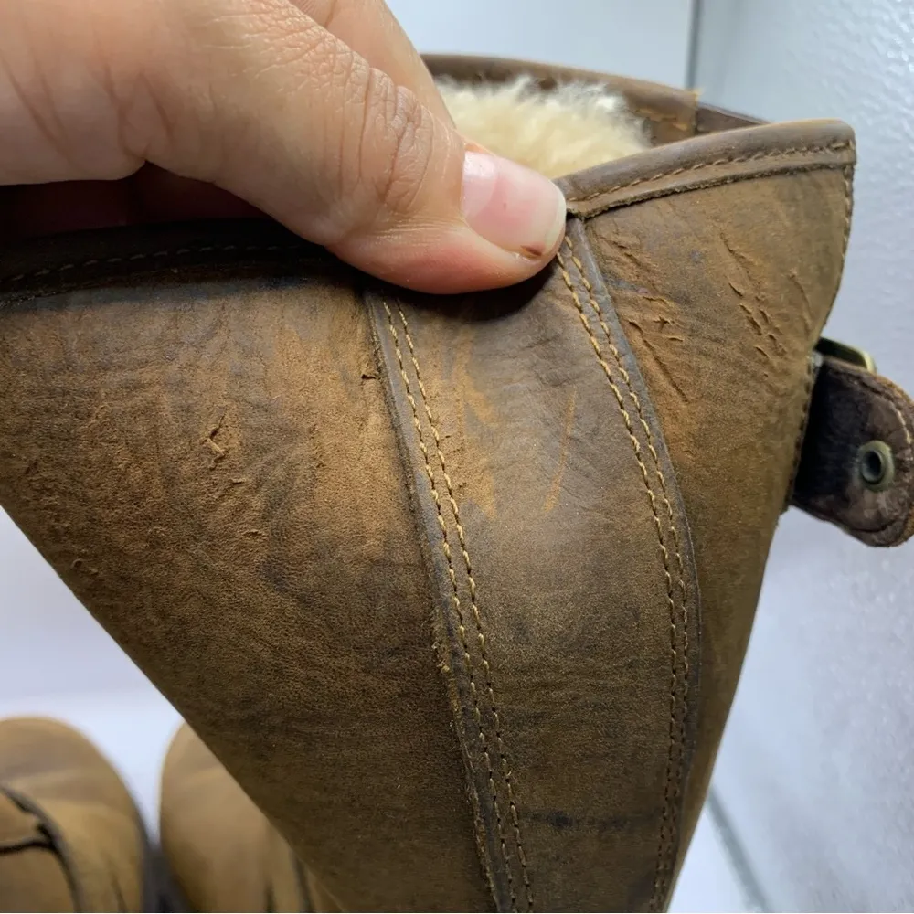 Ugg Australia Women Sutter Toast Brown Kensington 1005374 Water Resistant Boot 6 - Image 6