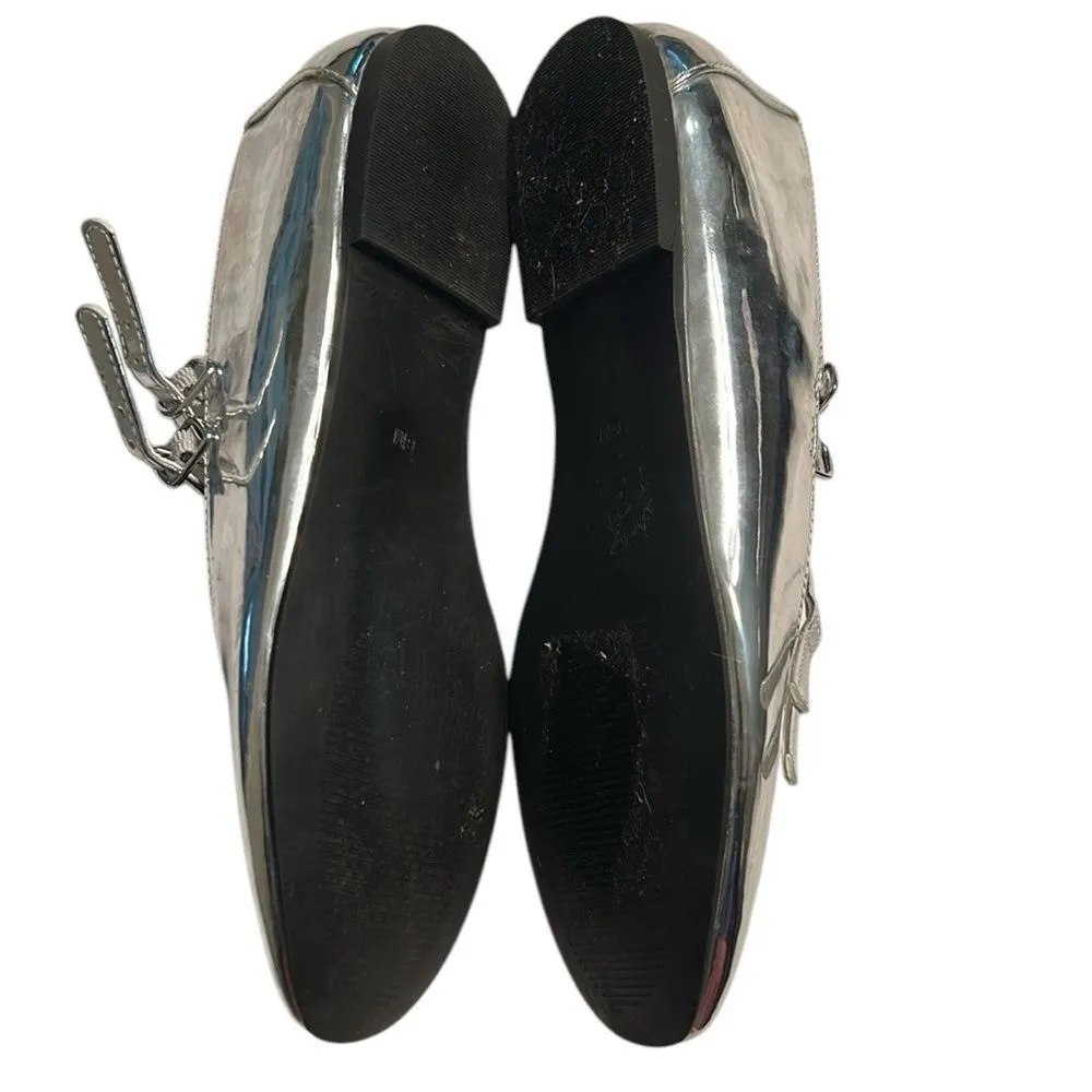 Steve Madden Silver Mary Buckled Jane Shoes(Size 6M) - Image 4