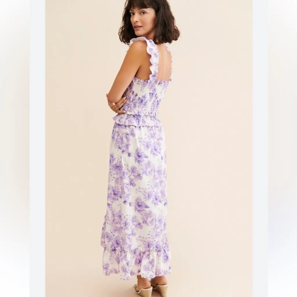 Anthro Especia Elaine Smocked Maxi Dress - Image 2