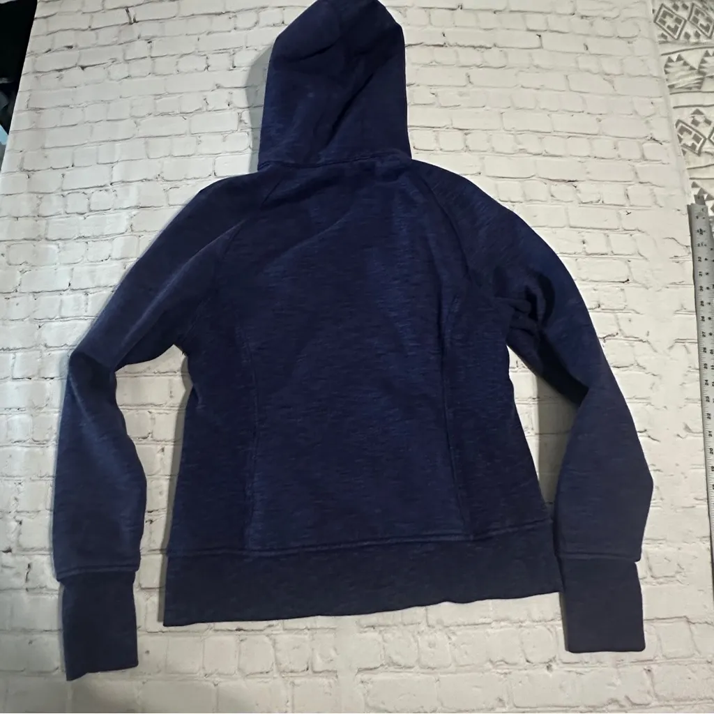 Lululemon Navy Blue Hooded Zip-Up - Image 6